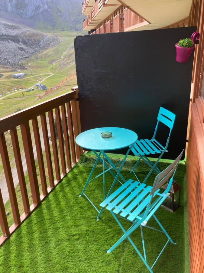 Studio Mongie Aux Pieds Des Pistes Avec Balcon La Mongie Exterior foto