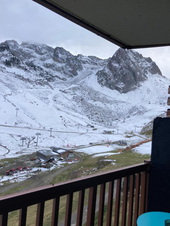 Studio Mongie Aux Pieds Des Pistes Avec Balcon La Mongie Exterior foto